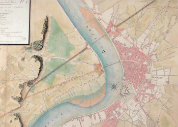 image d'une ancienne carte de la métropole bordelaise
