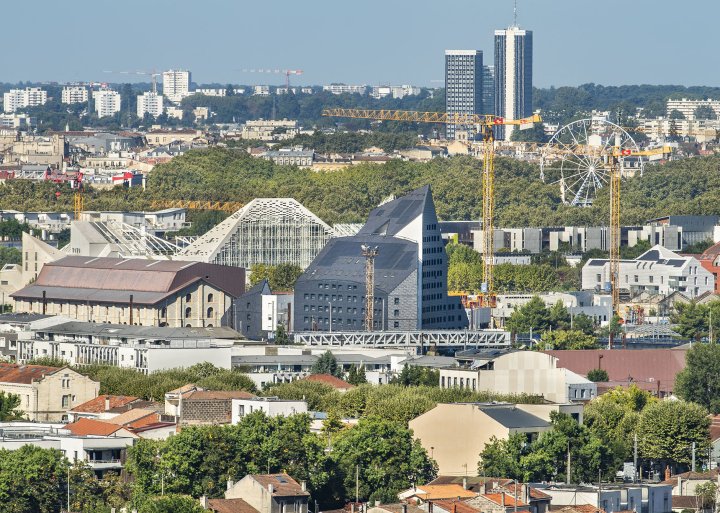 Vue de Bordeaux depuis Hauts de Garonne