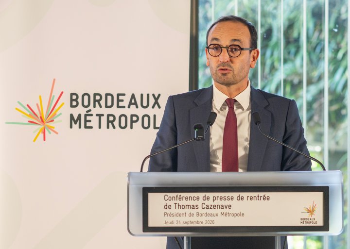 Thomas Cazenave, président de Bordeaux Métropole
