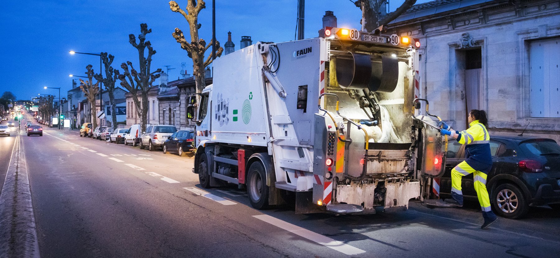 Tournée de collecte des déchets