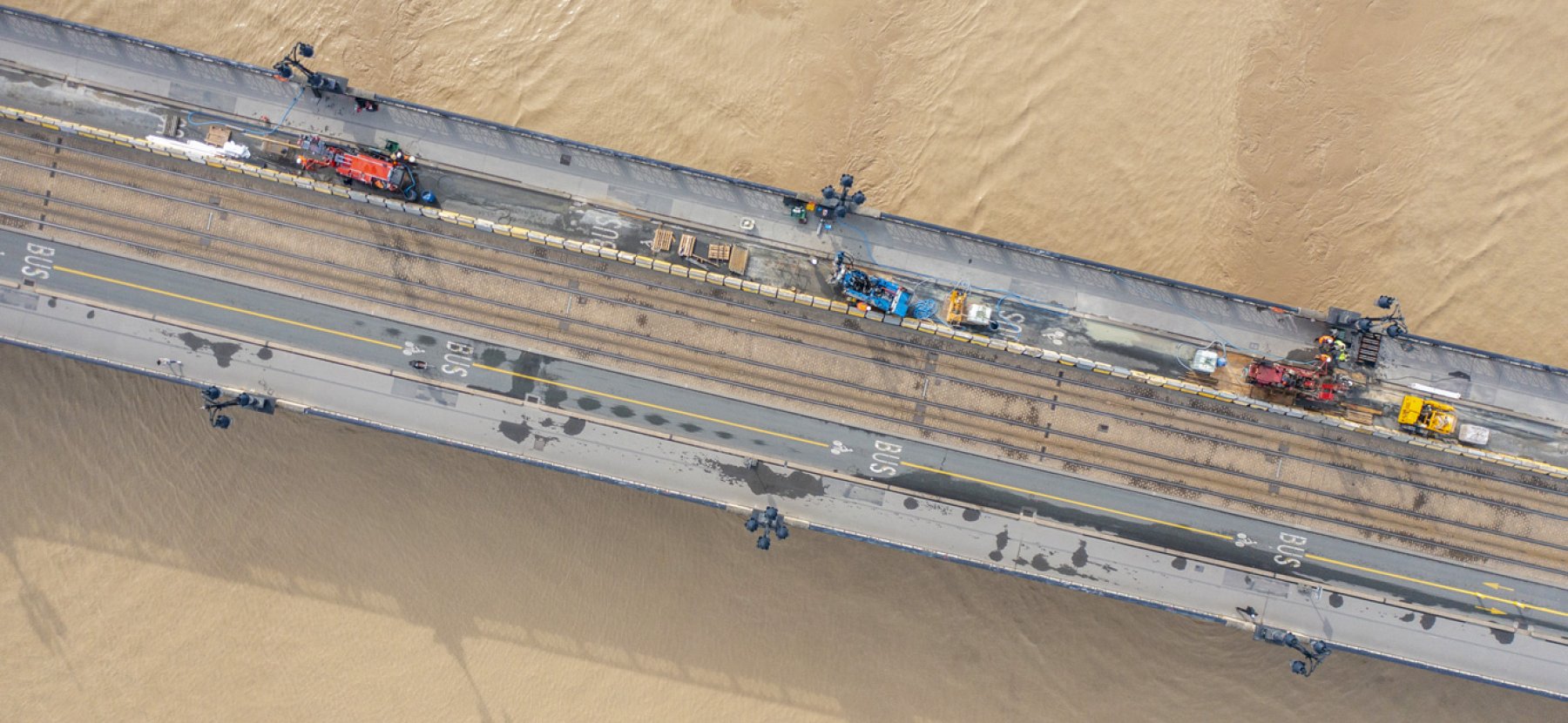 Pont de pierre de Bordeaux - travaux de consolidation