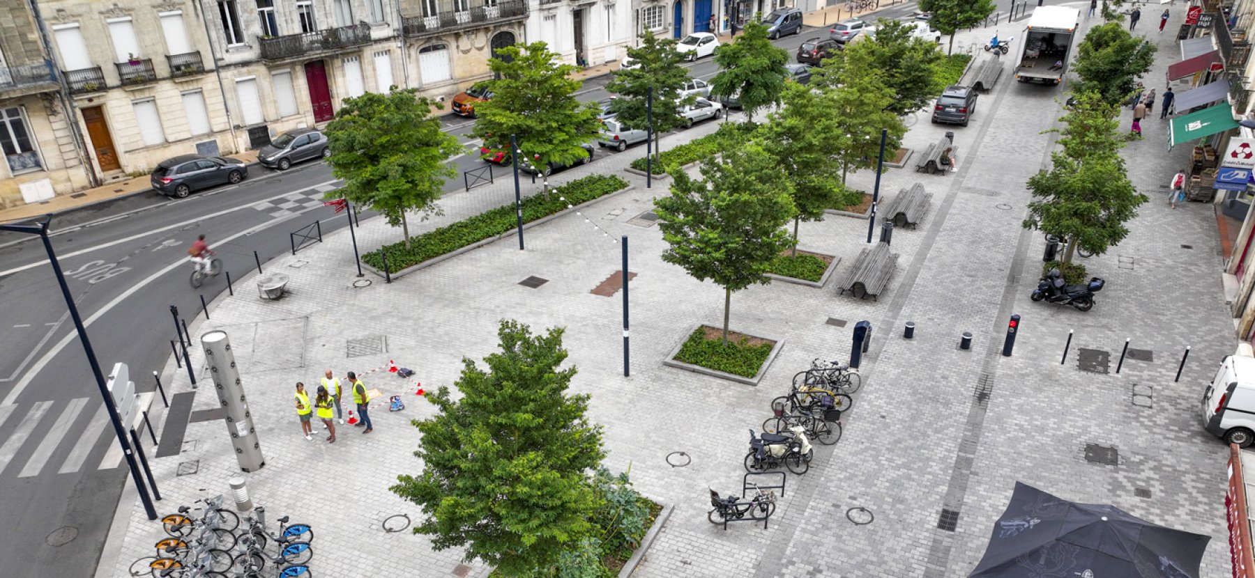 Place Nansouty à Bordeaux