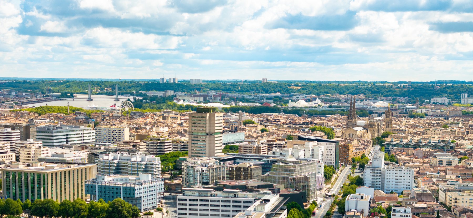 vue de la métropole (prise de vue drone)