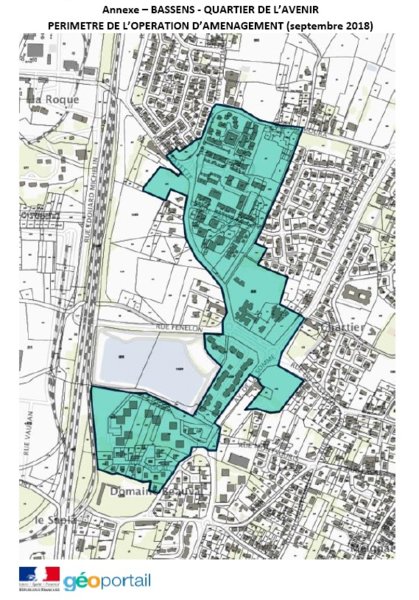 Périmètre du projet urbain