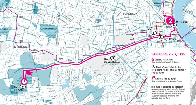 Carte course à pied Parcours 2