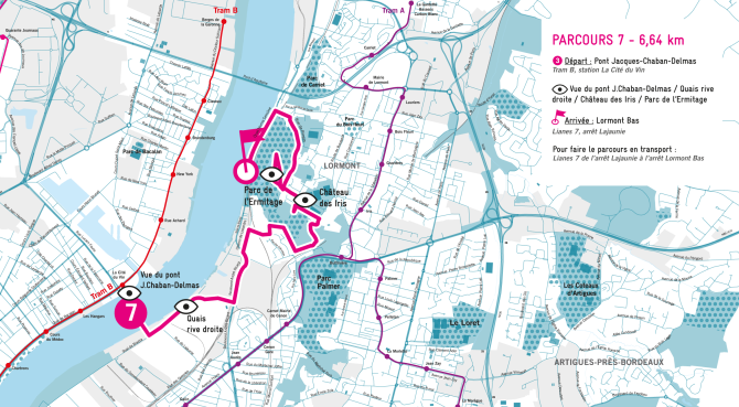 Carte course à pied Parcours 7