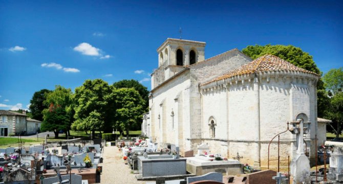 Photo de l'église Romane d'Artigues-près-Bordeaux