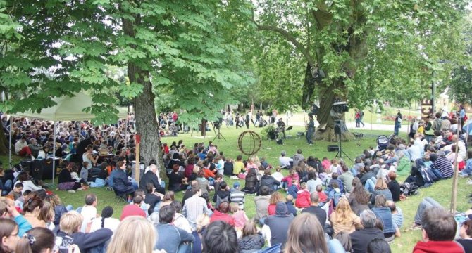 Photo évènement dans un parc