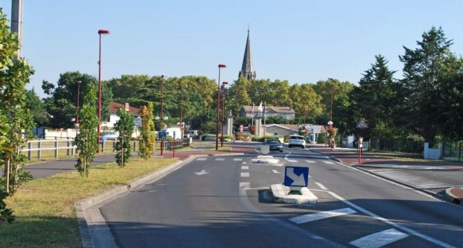 photo d'une rue de Parempuyre