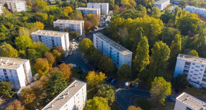 vue du quartier Lormont Carriet