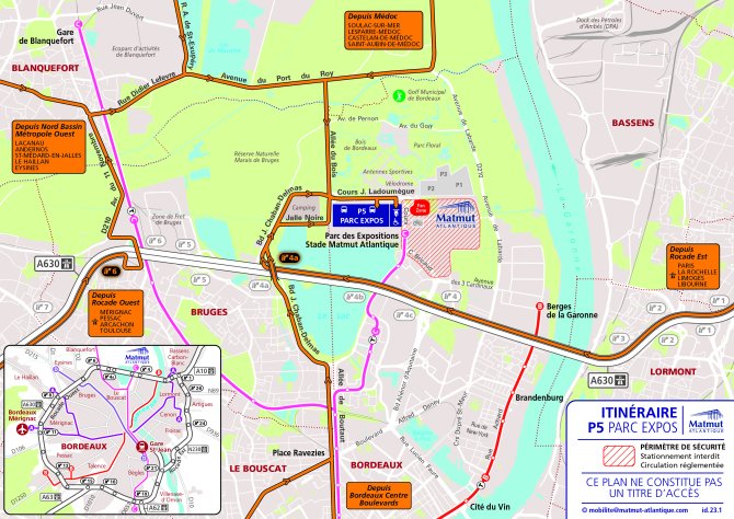 plan accès parking