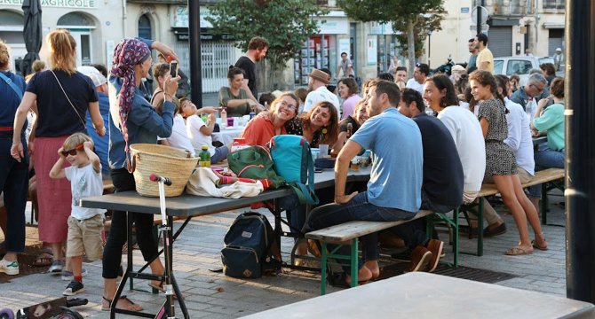 Repas de quartier à Bordeaux