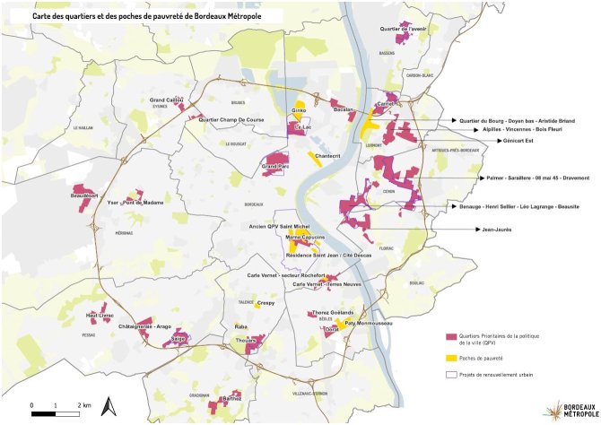 Carte QPV et poche de pauvreté