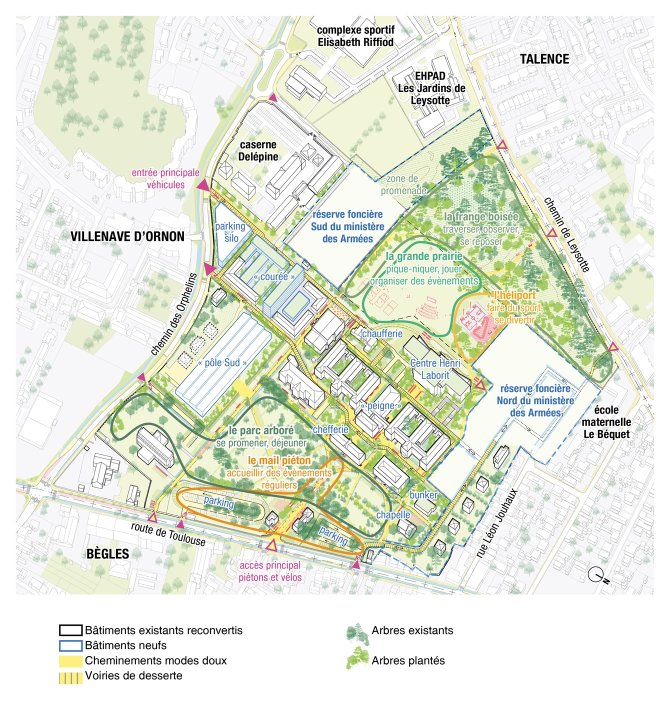plan directeur du site Robert Picque
