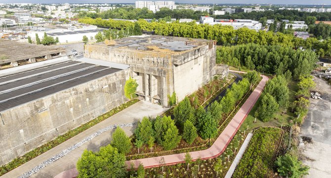 Parc de la Base Sous-Marine à Bordeaux