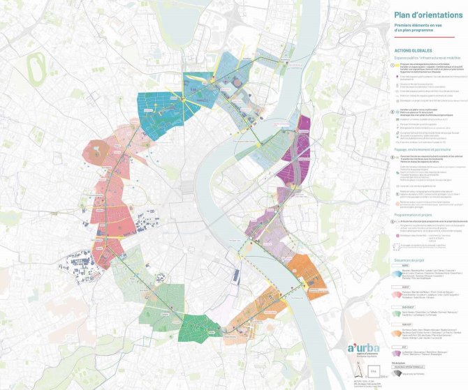 Carte Boulevards - 5 espaces d'activation et 2 interfaces prioritaires, 2024