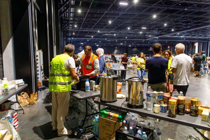 Repas au Parc des Expositions de Bordeaux Lac