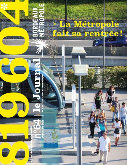 Journal de Bordeaux Métropole n°64 couverture - La métropole fait sa rentrée ! - 4e trimestre 2023