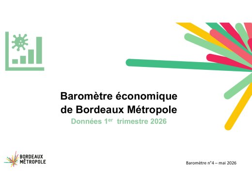 Baromètre économique de Bordeaux Métropole - 1er-trimestre 2026